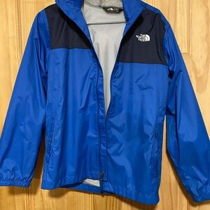 The North Face Kids Two-Tone Blue Raincoat